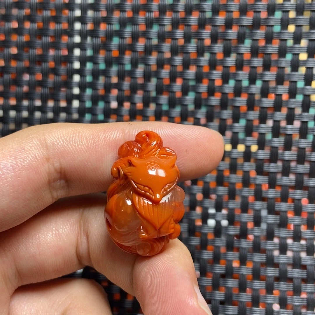 南红玛瑙未镶嵌吊坠(不含链)