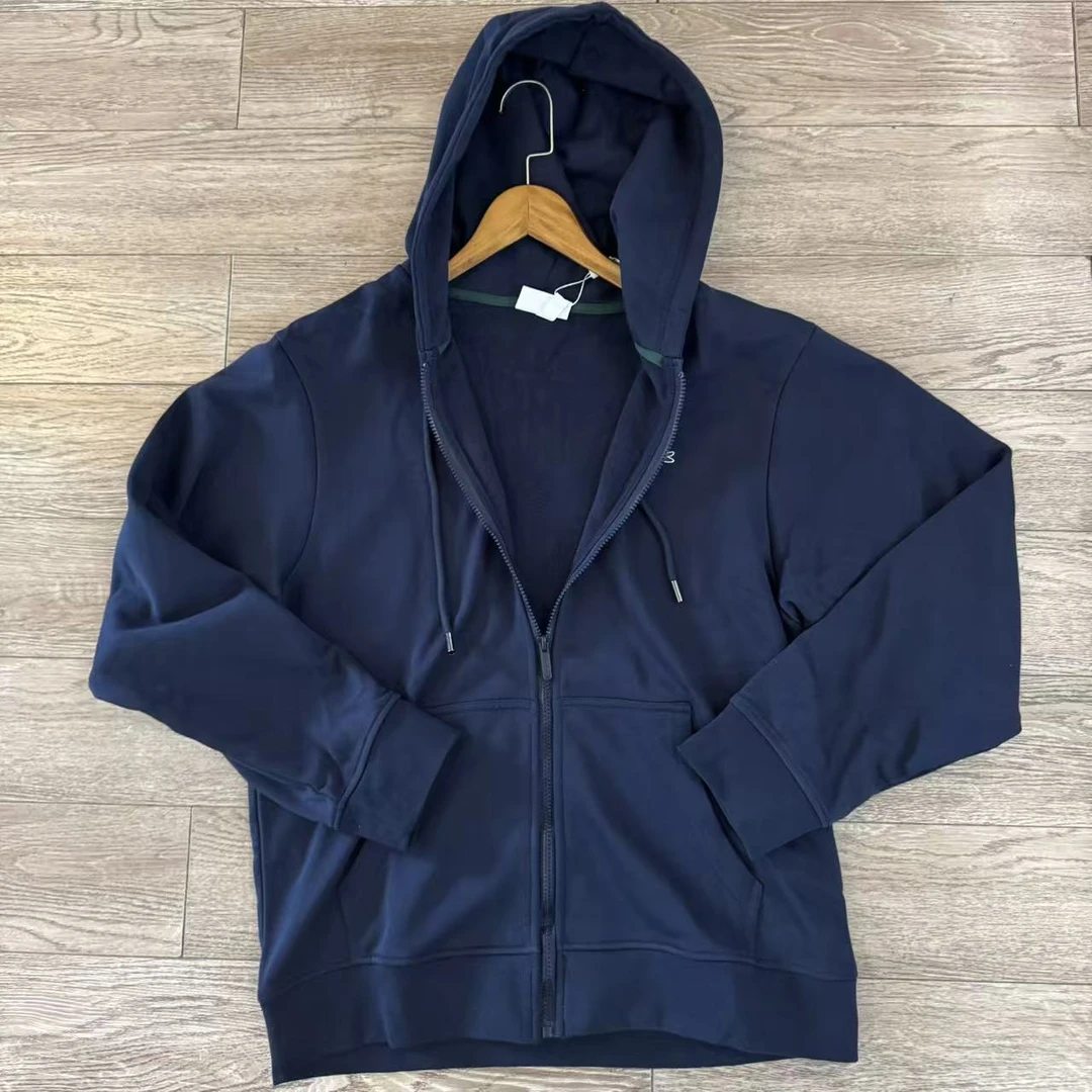 小鱼拉链卫衣外套重磅克重连帽开始外套