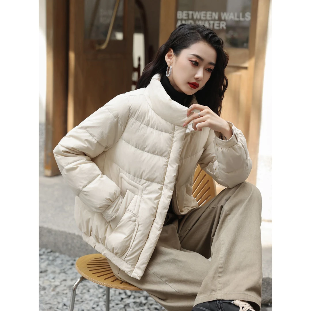 3326短款冬季2025时尚加厚休闲羽绒服