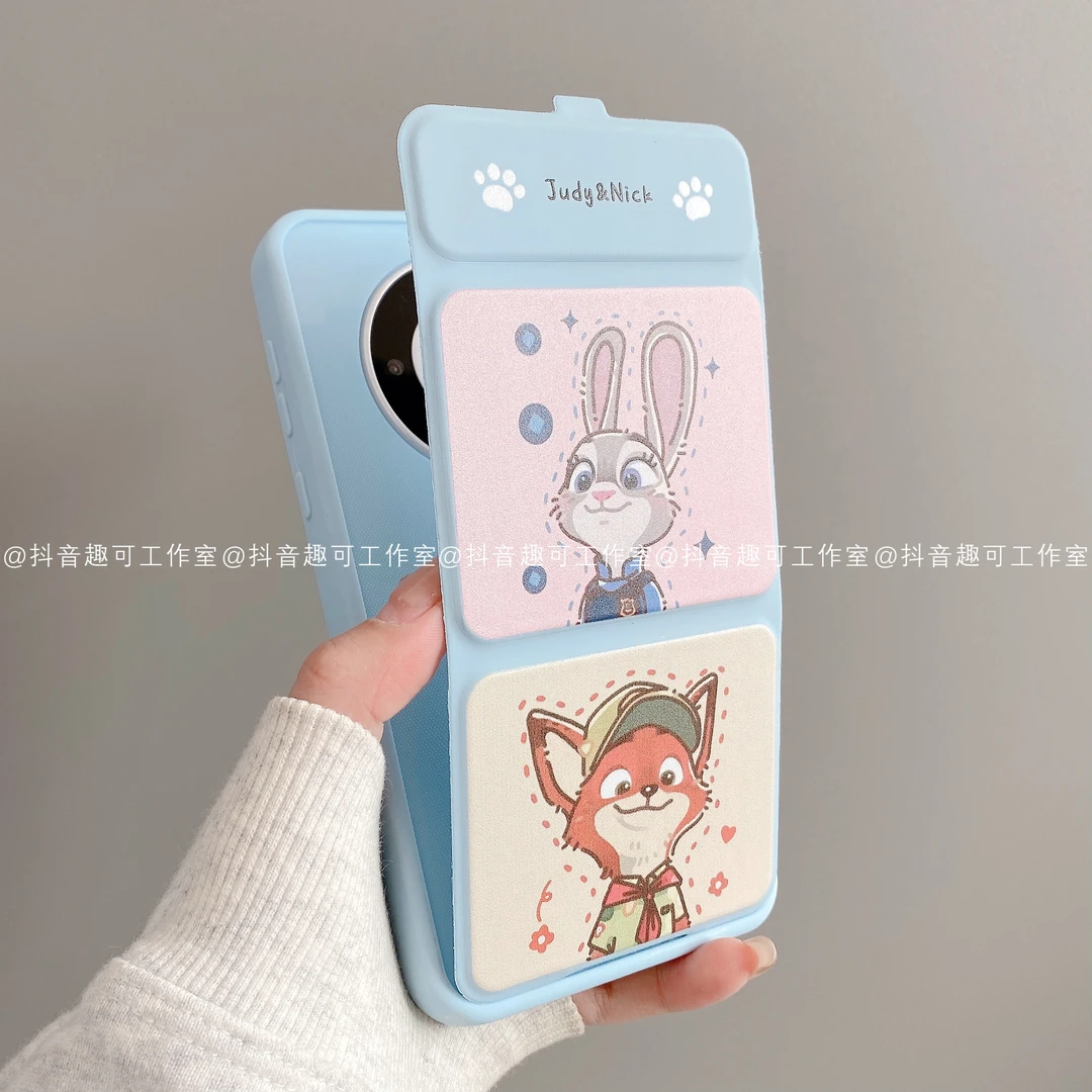 翻盖支架适用华为mate70pro/60/50/40苹果17promax手机壳朱迪尼克