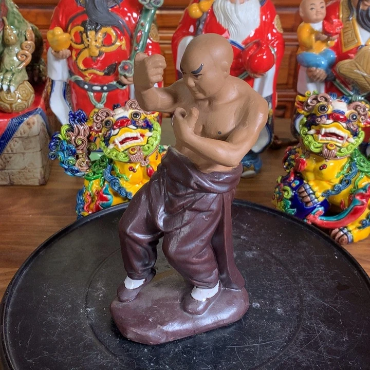 摆件陶瓷武术醉拳