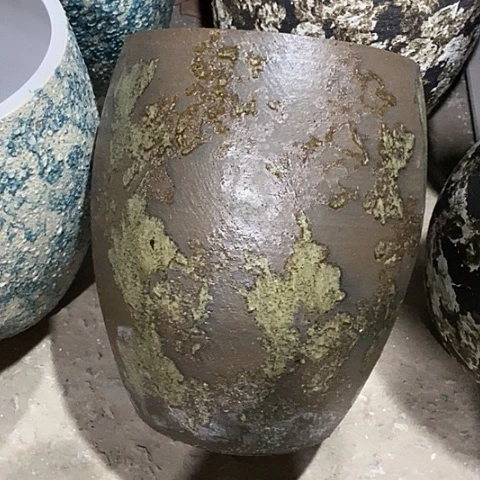 紫砂花盆口32高度42仿古8880