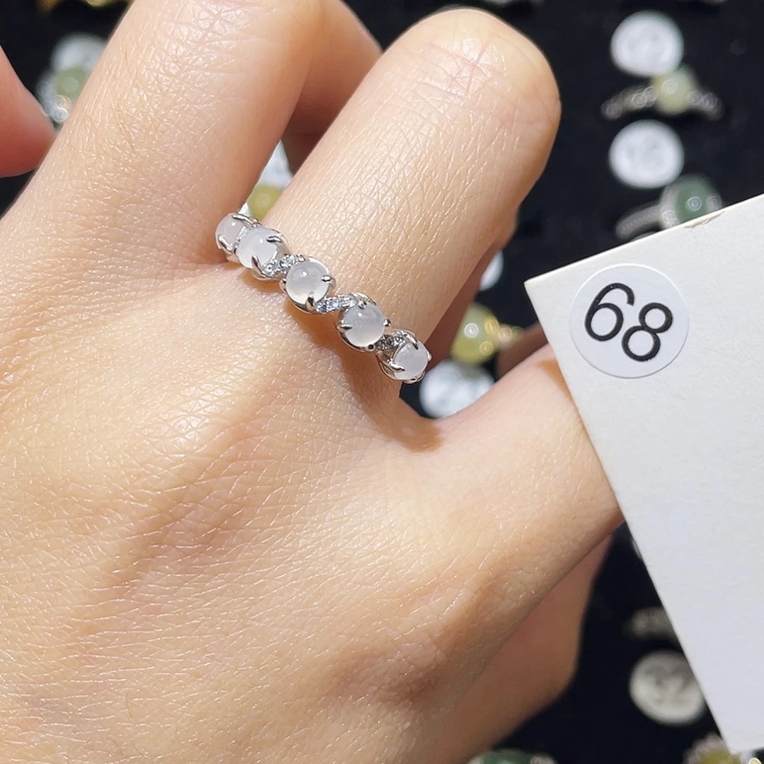 翡翠未镶嵌戒指戒指