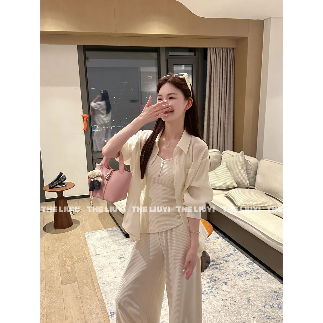 【LIUYI】夏至未至~春夏防晒天丝混纺衬衫外套53112