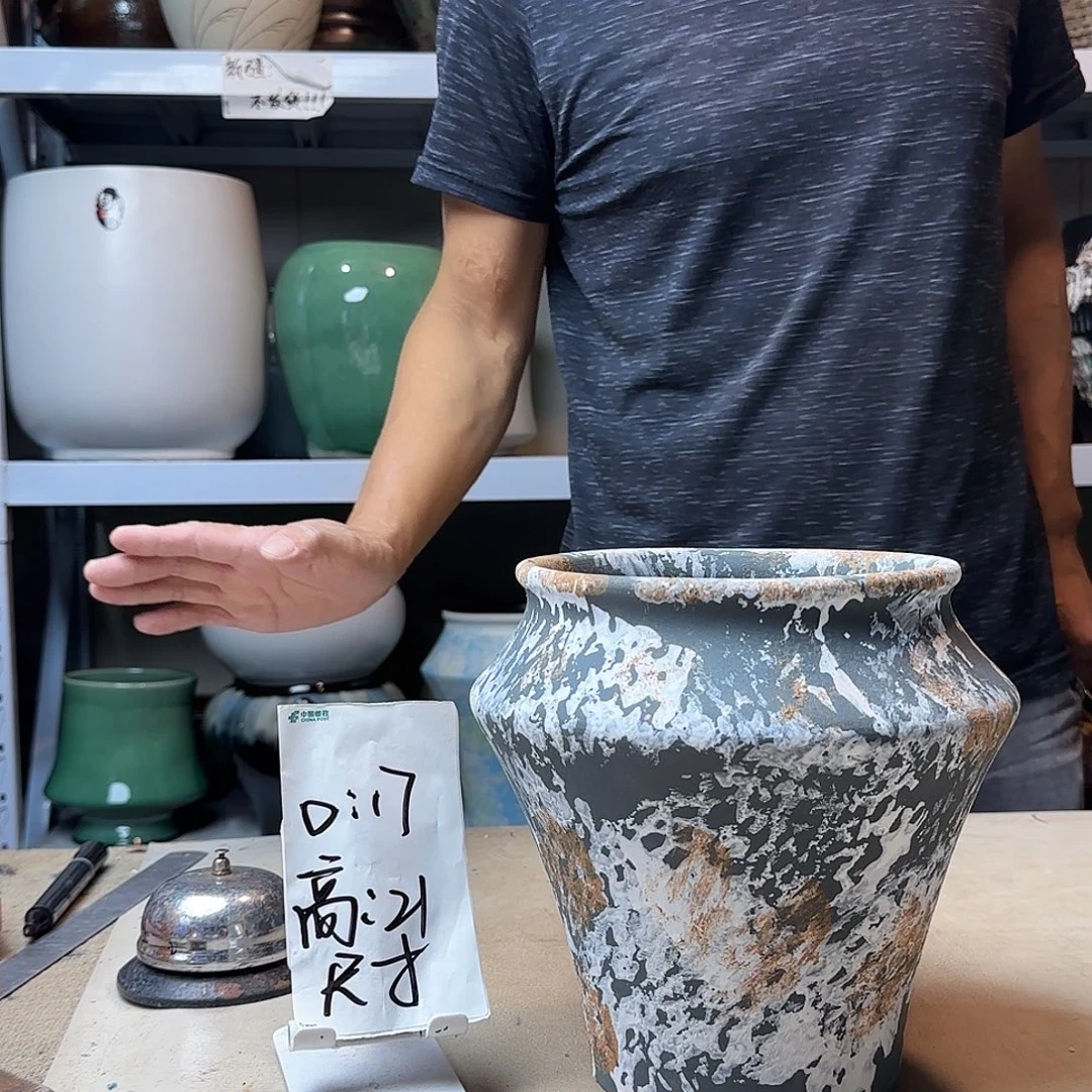 紫砂花盆尺寸17@21