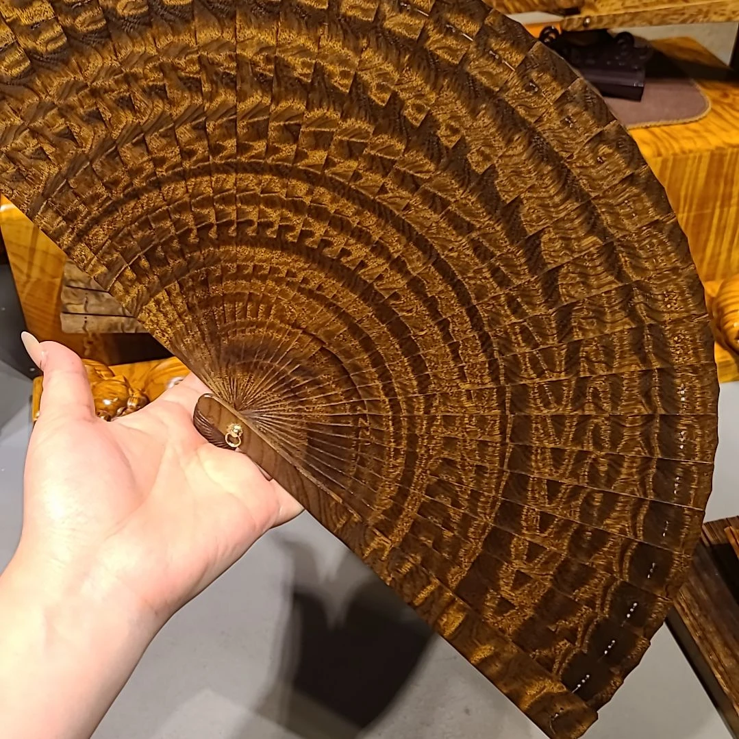 金丝楠21小叶桢楠金丝楠木苏扇阴沉黄料