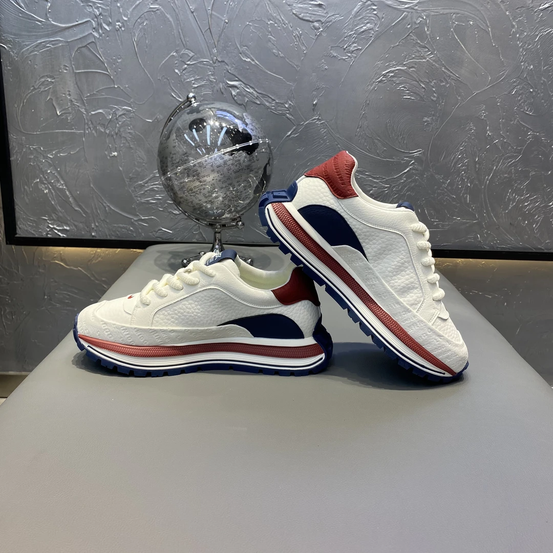 低帮圆头秋季皮面时尚休闲鞋休闲春秋欧若精灵风运动鞋男鞋