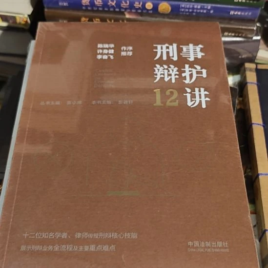 刑事辩护十二讲平装库存书全新