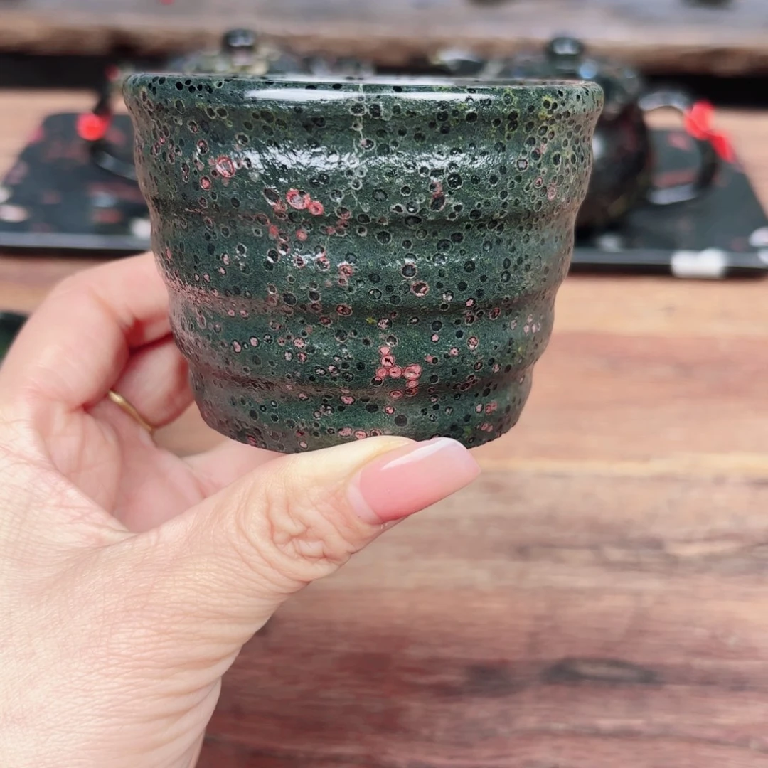 赏**茶康能美玉瓷安山玉