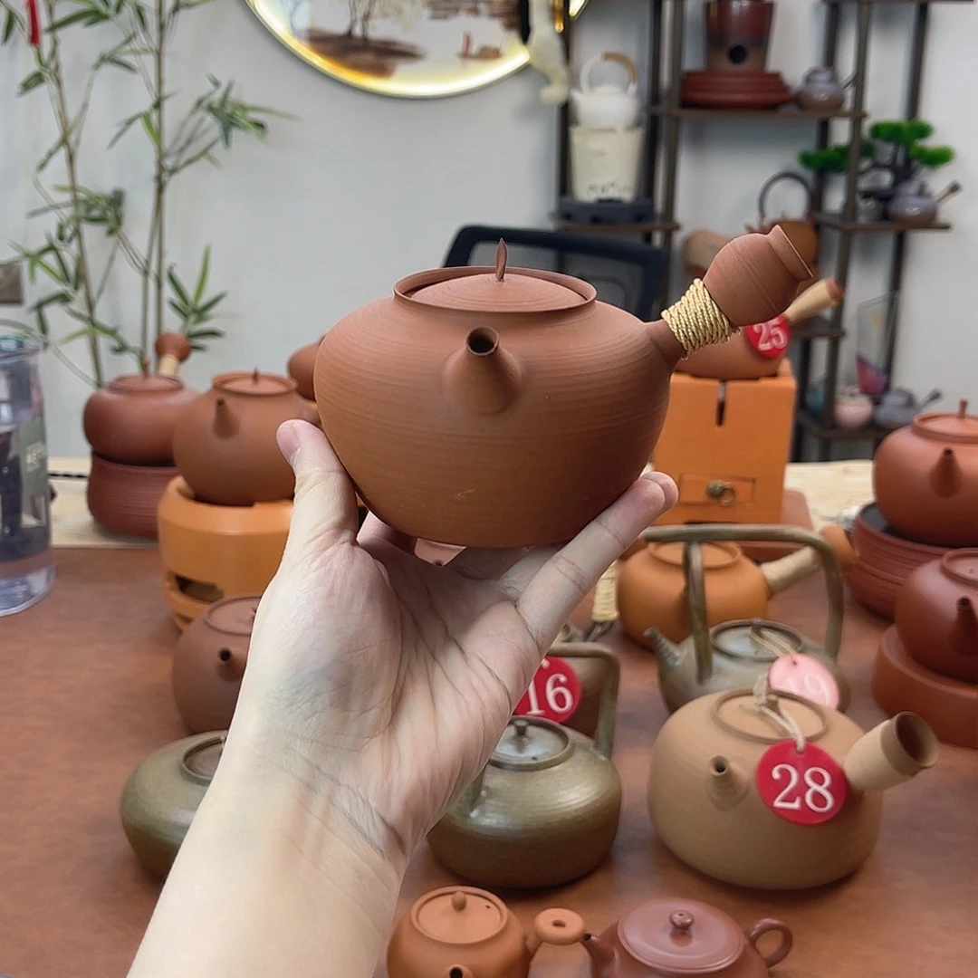 自***张矿石红泥侧把300cc➕壶垫