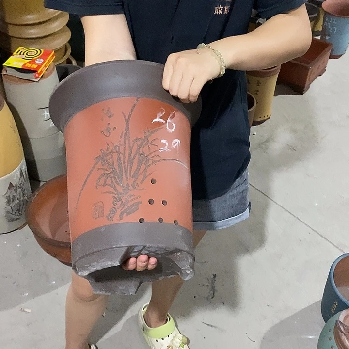 紫砂花盆紫砂花盆