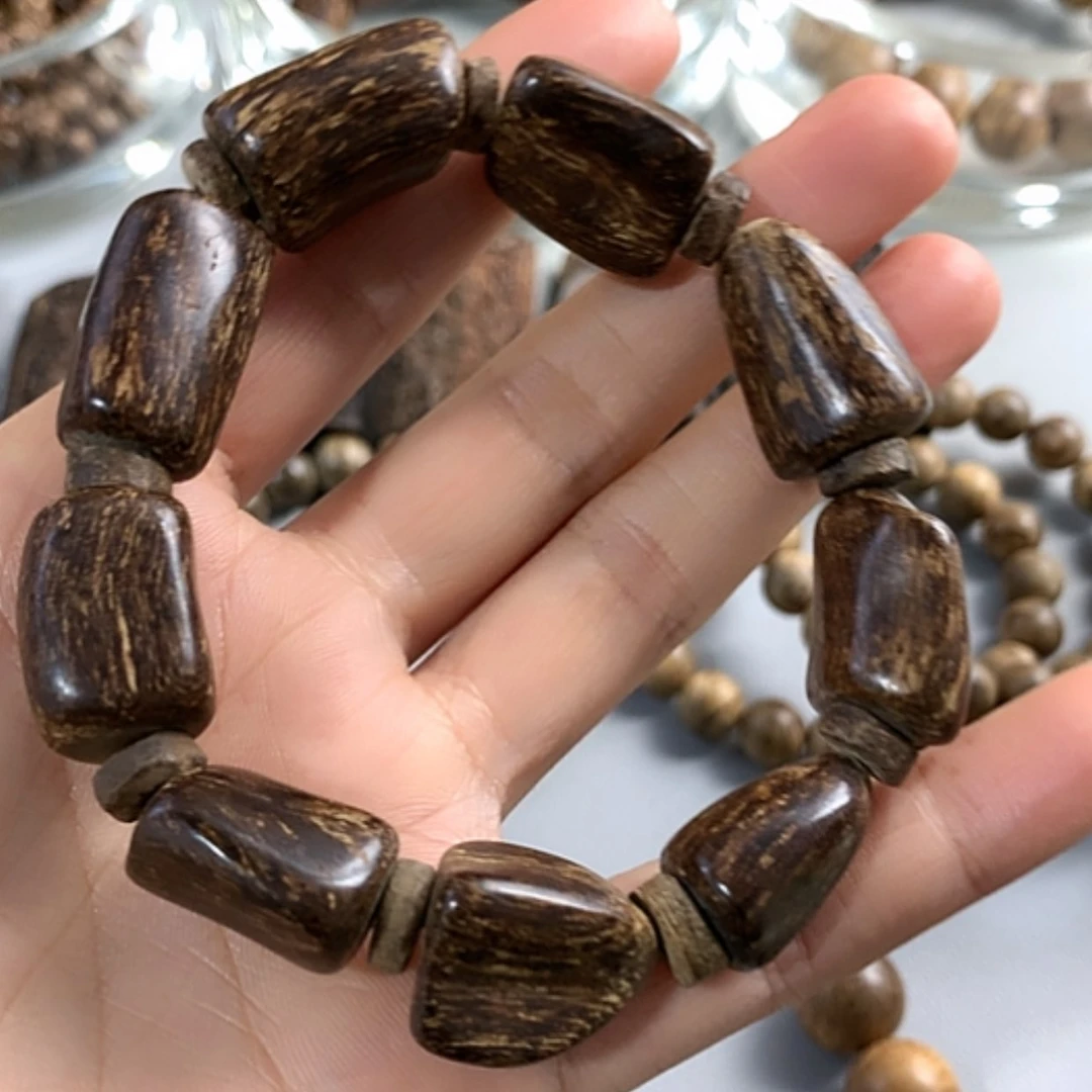 【闪购商品】沉香手串老惠安沉水单圈28.3克