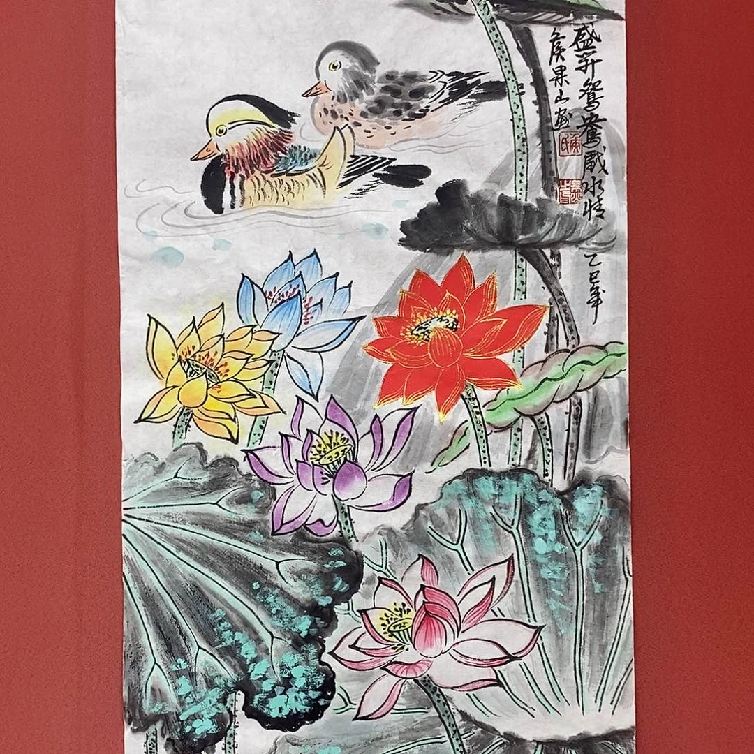 国画大风堂嫡传-侯果山老师作品路