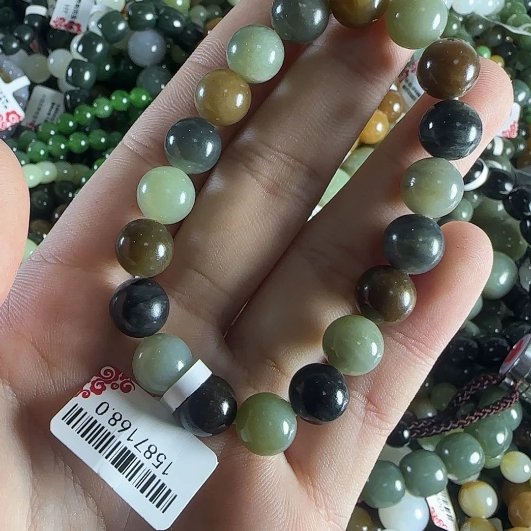 和田玉手链未镶嵌36