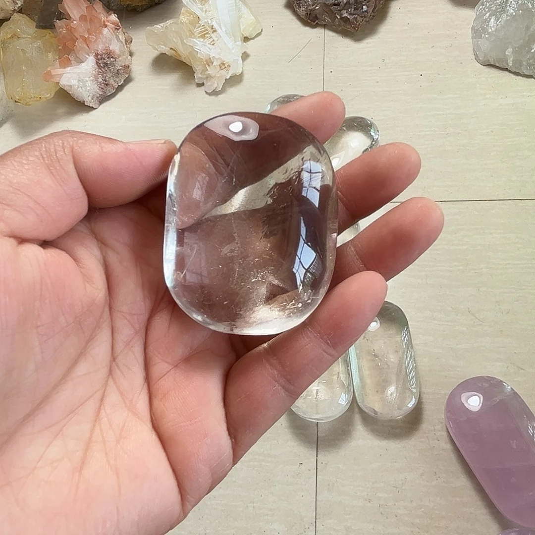 天然水晶手把件未镶嵌水晶J****G