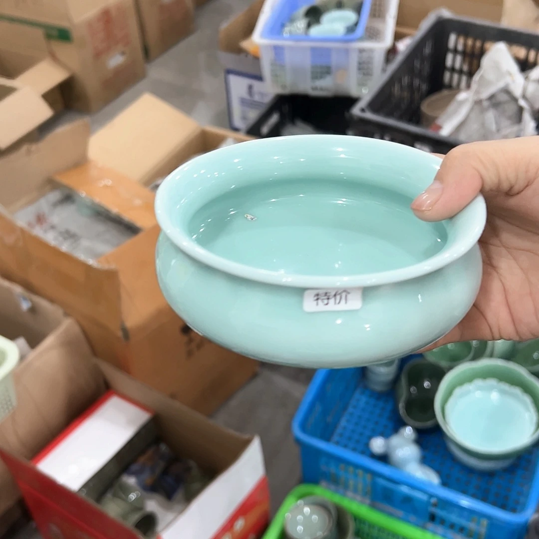 龙泉云间青瓷小米茶器