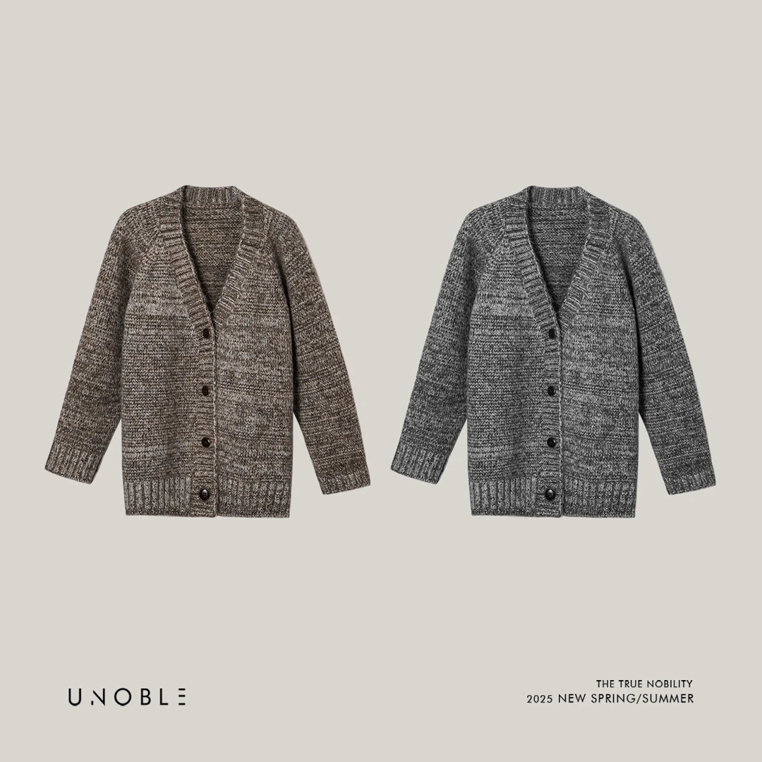 UNOBLE 2025 A/W【暮色】冬季新品 宽松毛衣开衫外套