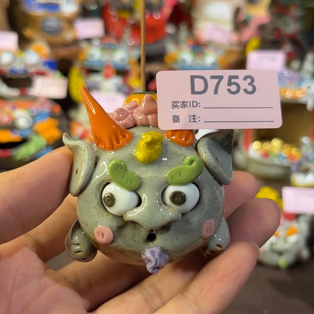 泥塑纯手工茶宠摆件
