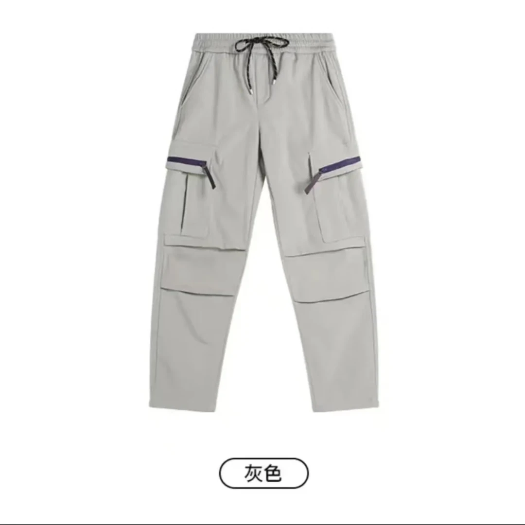 『软壳伞兵裤』自热暖绒户外加绒加厚工装裤情侣百搭工装裤 21189