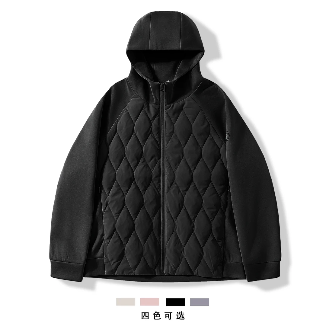 【冰总专属】90白鸭绒羽绒服情侣连帽轻薄羽绒服外套24646