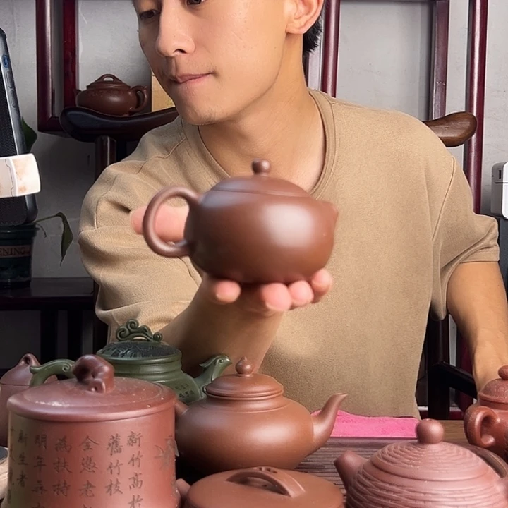 茶壶紫砂原矿紫泥西施紫砂壶