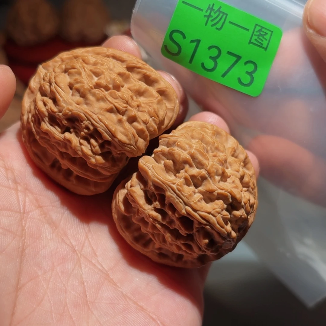 文玩核桃把件白狮子