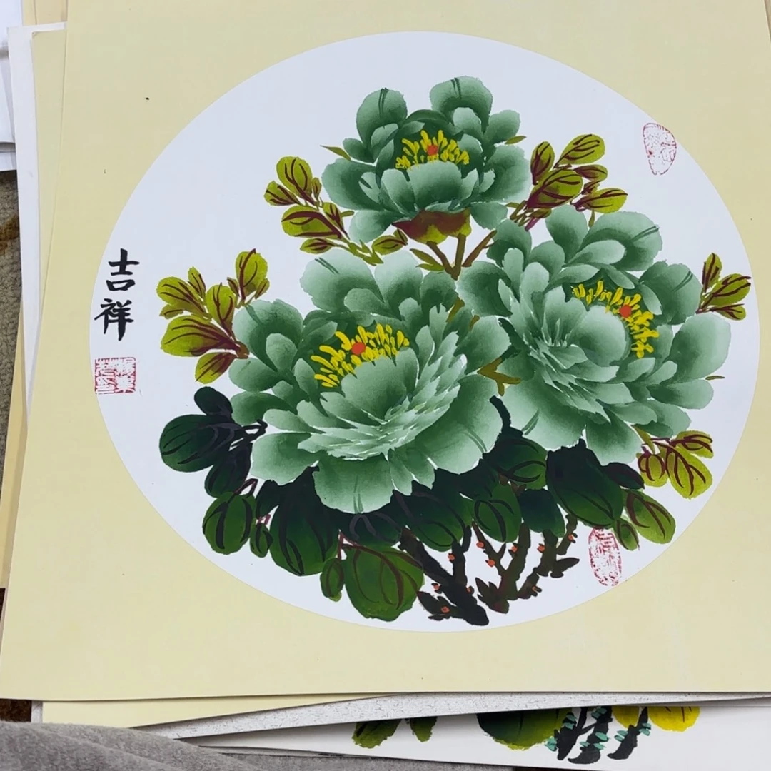 国画38-38卡纸作品艺