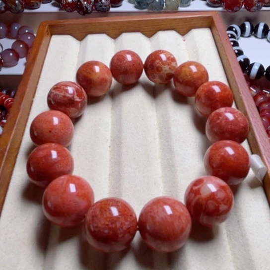 玛瑙/玉髓手链未镶嵌老*