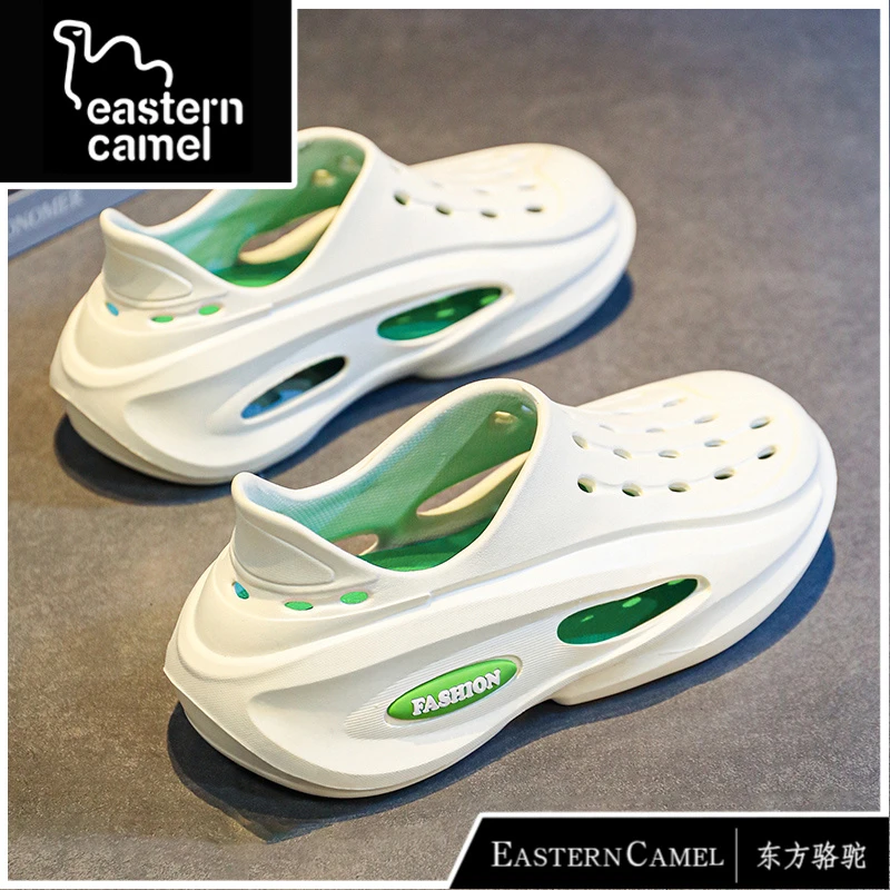 东方骆驼洞洞鞋男款夏季外穿防滑涉水溯溪鞋男士户外沙滩运动凉鞋