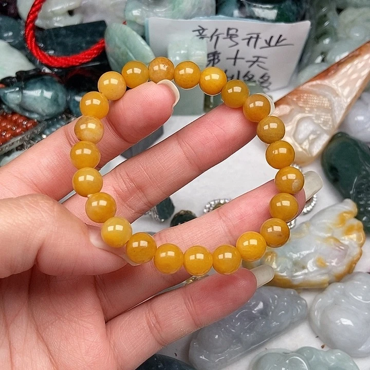 未镶嵌挂件翡翠手串