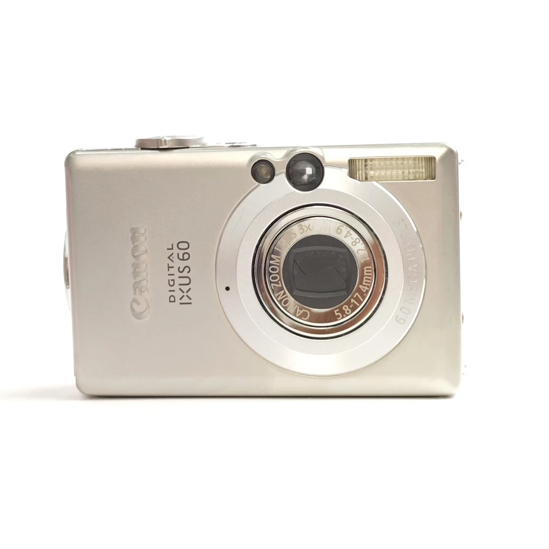 95新 Canon/佳能 ixus60银色氛围感600万像素复古冷调出片