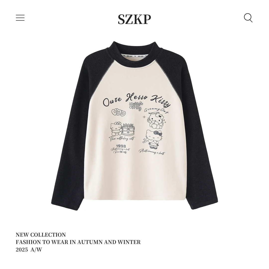 SZKP冬季新款女童装长袖T恤中大童休闲百搭儿童打底衫YNYD556594