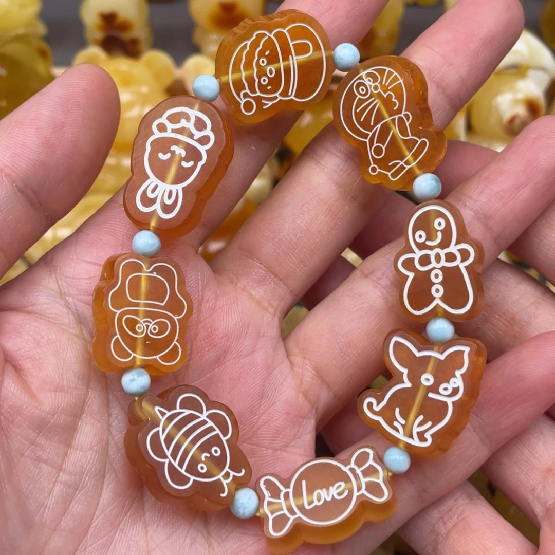 未镶嵌琥珀裸石蜜蜡