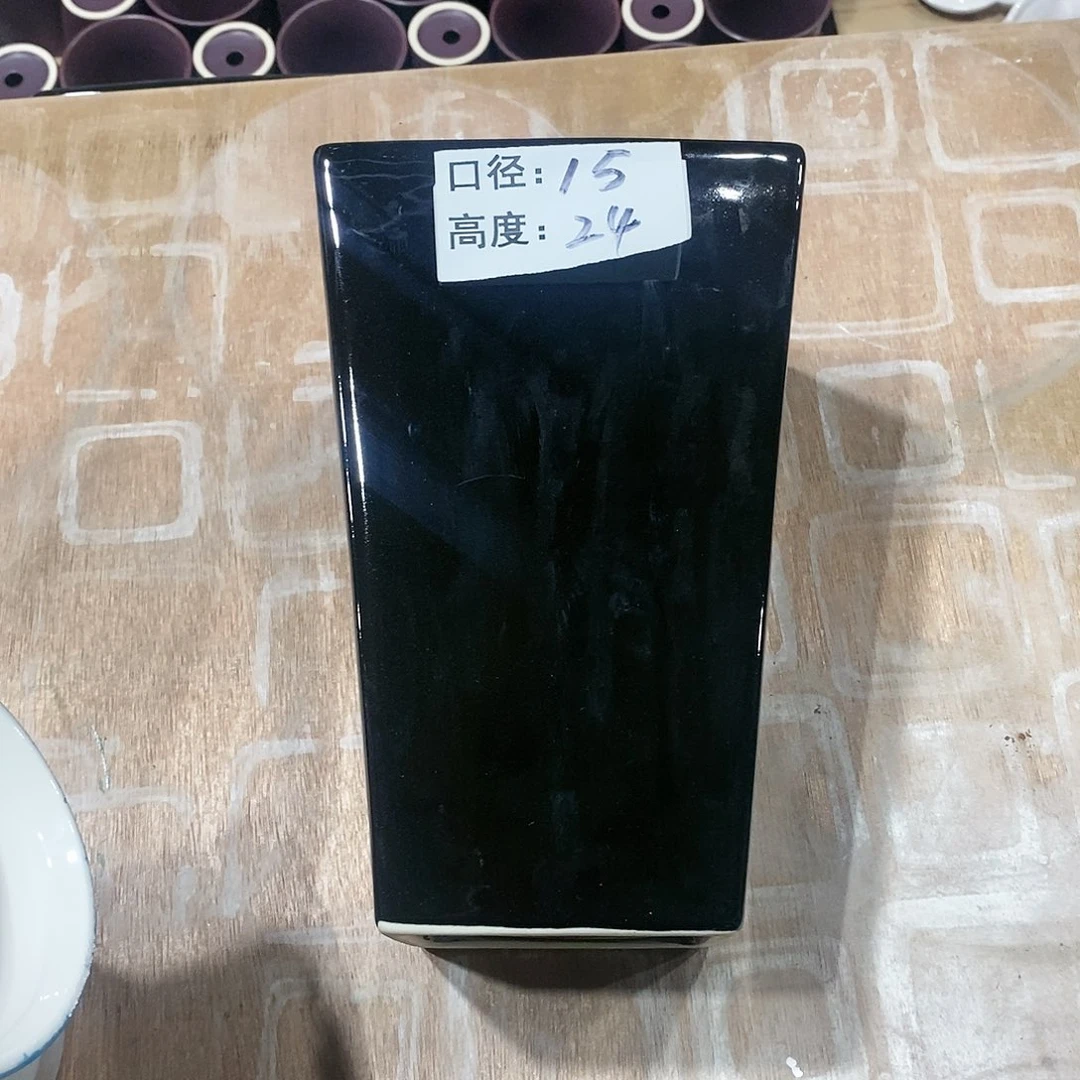 【闪购商品】微瑕花盆-029-1个黑方