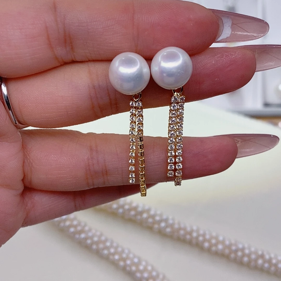 未镶嵌淡水珍珠耳饰