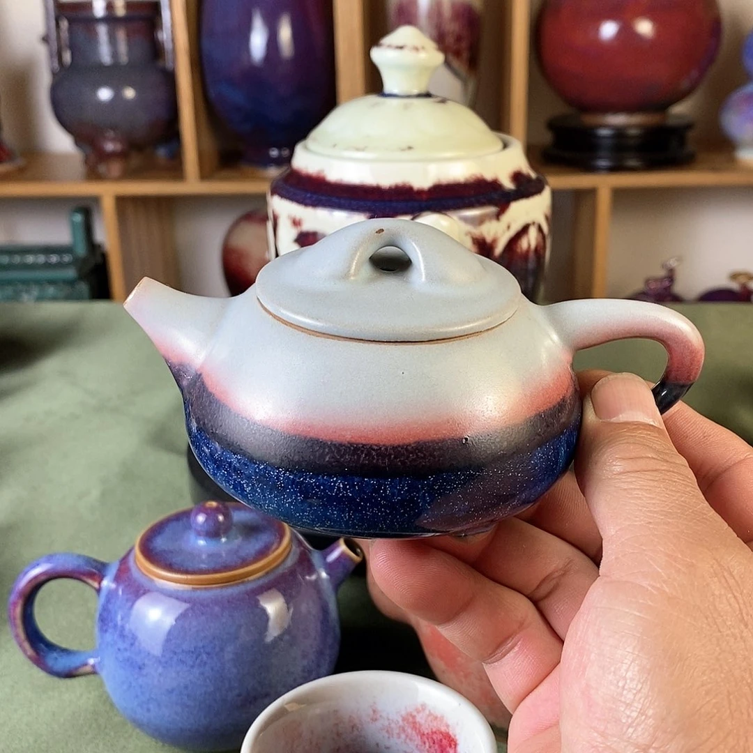陶瓷石瓢壶，微瑕