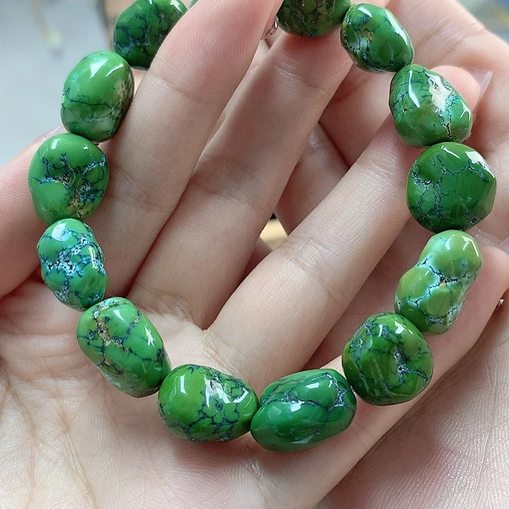 绿松石珠宝奇石未镶嵌晶*