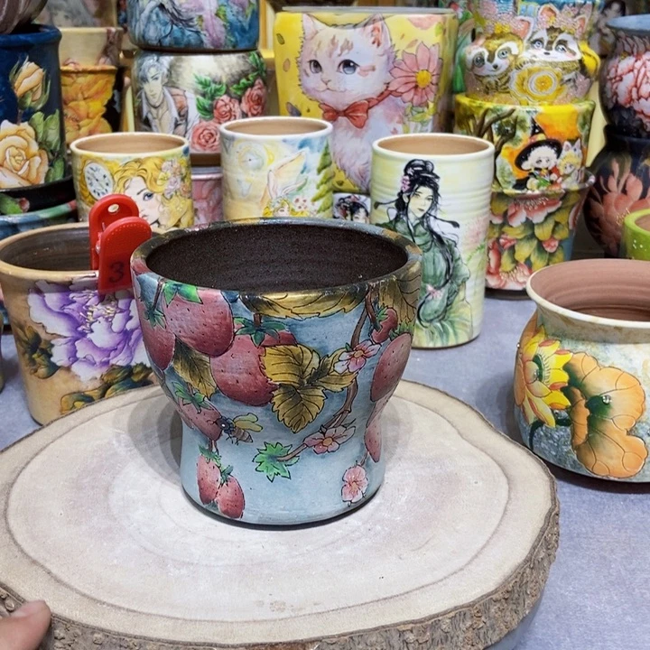 景德镇艺术手绘作品