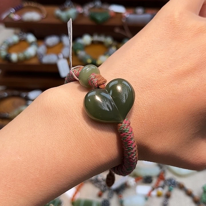 和田玉未镶嵌手链