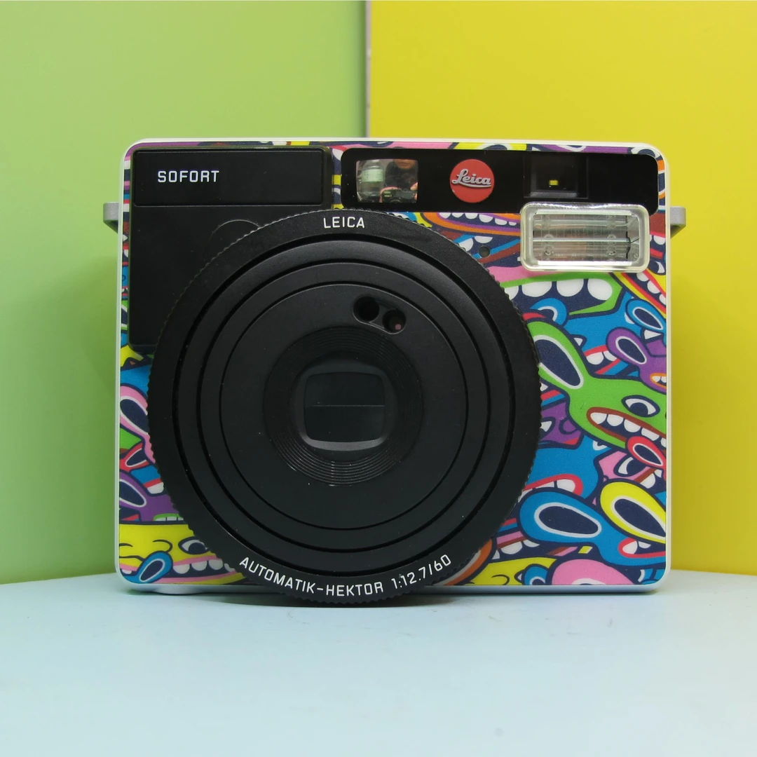 95新 Leica/徕卡 SOFORT 涂鸦版 拍立得一次成像