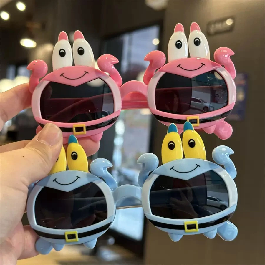 男遮阳镜可爱亲子夏季偏光女童太阳镜儿童宝宝超萌眼镜卡通风女