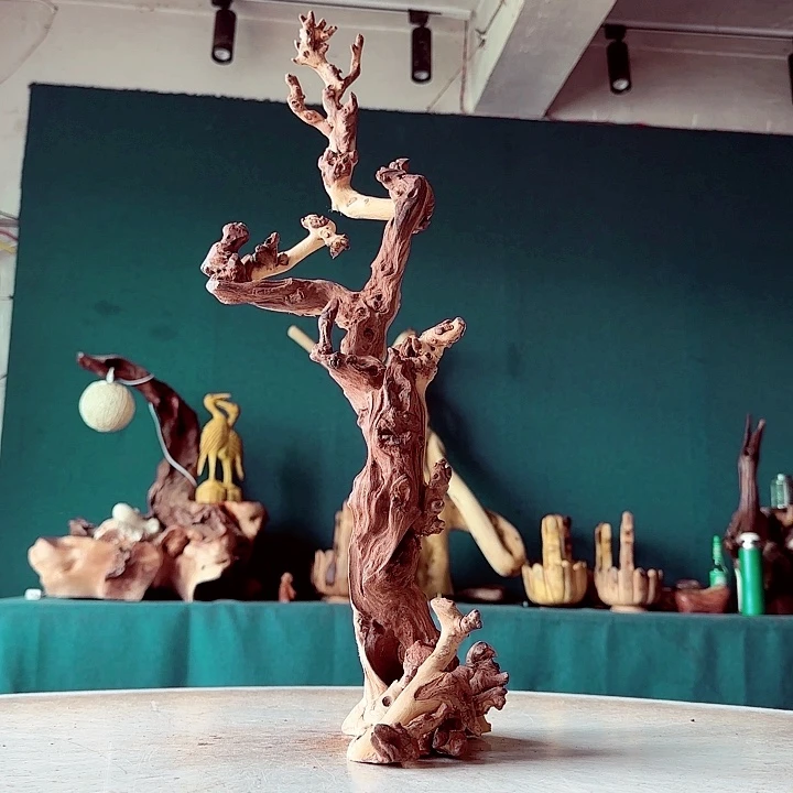 衍***作木266 金丝红木羊蹄甲半成品