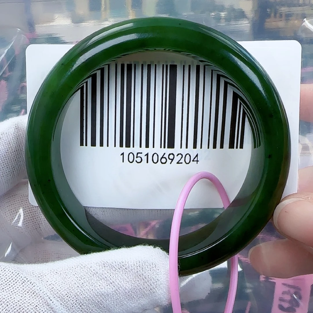 和田玉（碧玉）手镯未镶嵌57