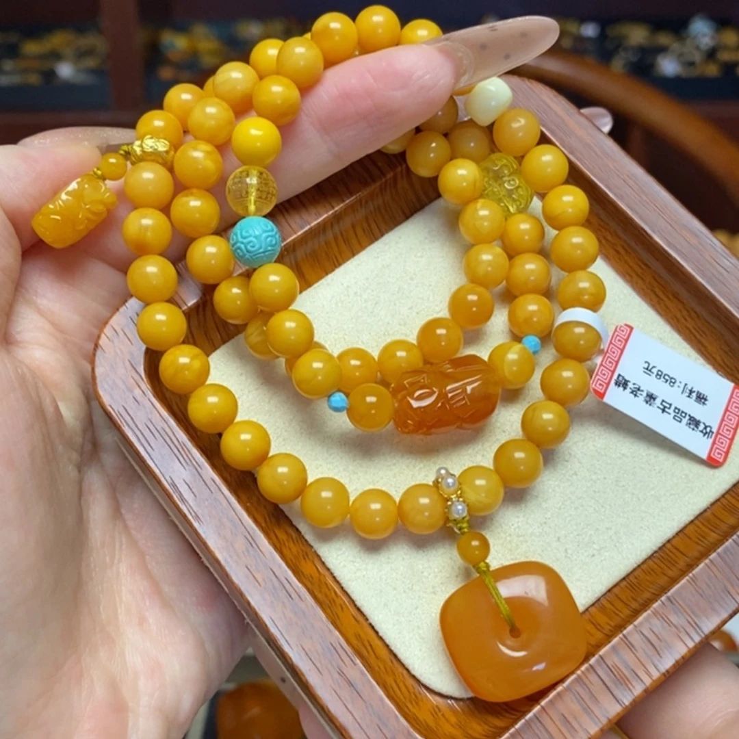 【闪购商品】蜜蜡手链未镶嵌手串