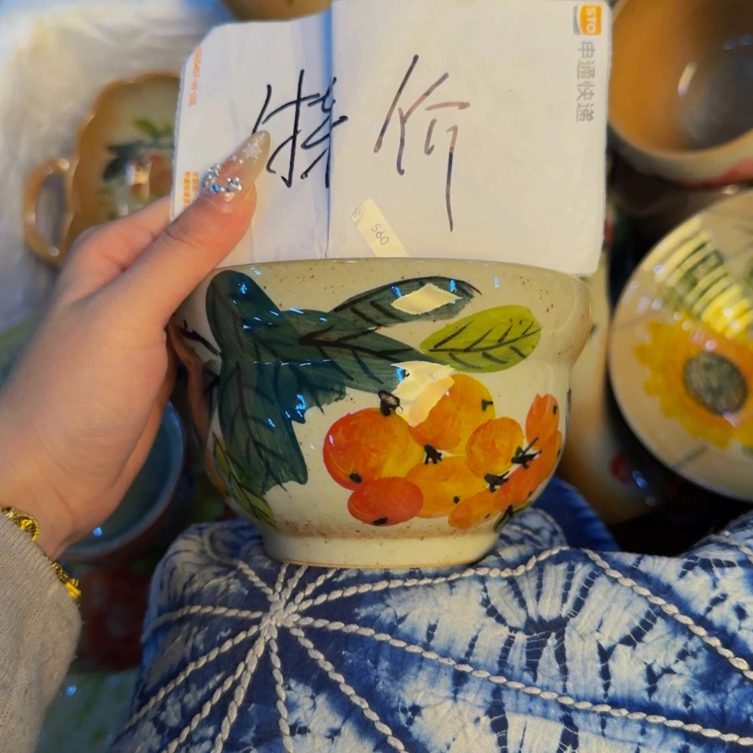 瓷片景德镇陶瓷手工手绘