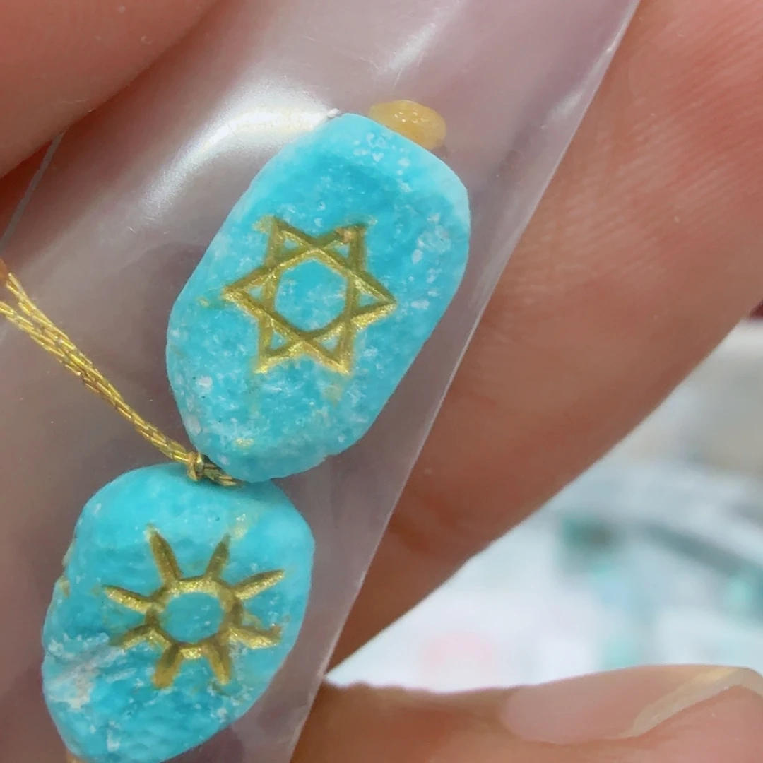 绿松石未镶嵌配饰