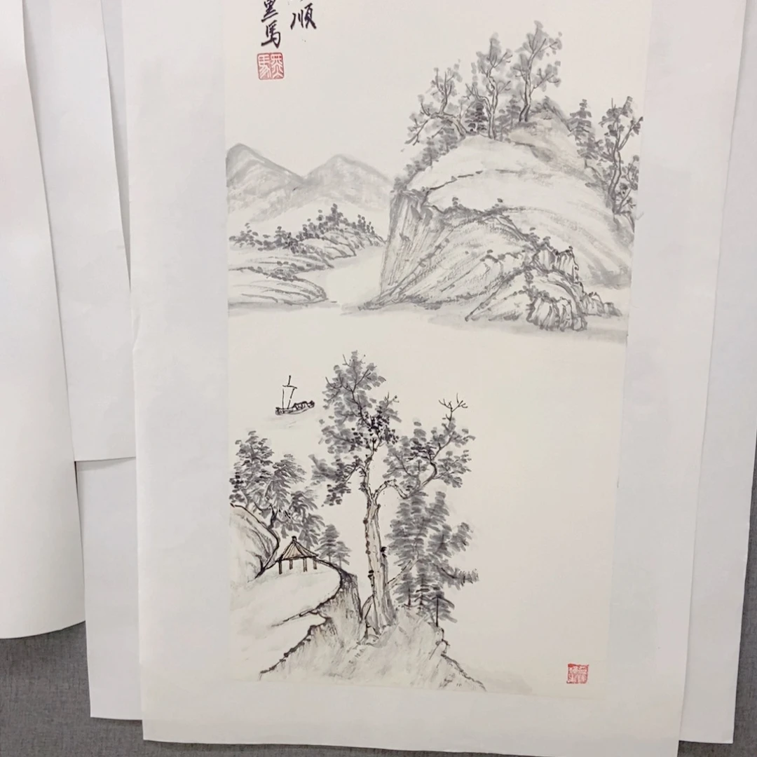 国画手写手绘作品100