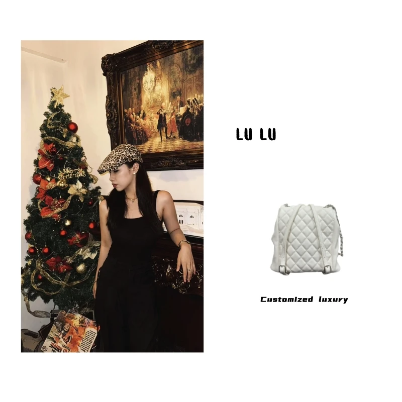 时尚精品真皮女包 都 双肩包 0514 CSJ 青蛙 白色