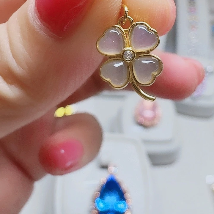 吊坠925银合成立方氧化锆