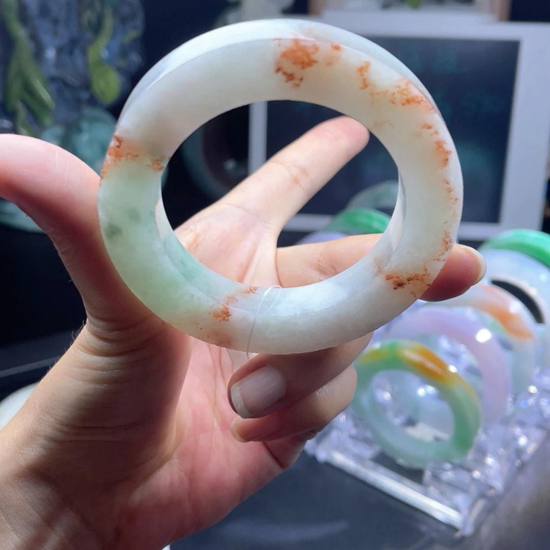 定制翡翠未镶嵌天然翡翠A货手镯